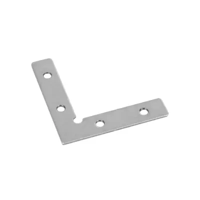 LEDTM® BRIGHTRAIL 61784 Σύνδεσμος Γ Επέκτασης Προφίλ Αλουμινίου - Ασημί - Μ4.8 x Π1 x Υ4.8cm