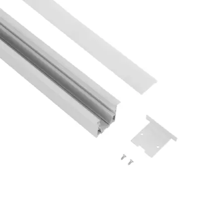 LEDTM® ALP-LINEAR RECESSA 61785-3M Χωνευτό Προφίλ Αλουμινίου με Λευκό Γαλακτερό Πατητό Κάλυμμα για Ταινίες LED IP20 - Λεικό Ματ - Μ300 x Π3.5 x Υ4cm - Image 3