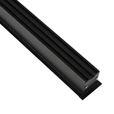 LEDTM® ALP-LINEAR RECESSA 61786-3M Χωνευτό Προφίλ Αλουμινίου με Λευκό Γαλακτερό Πατητό Κάλυμμα για Ταινίες LED IP20 - Μαύρο Ματ - Μ300 x Π3.5 x Υ4cm - Image 5