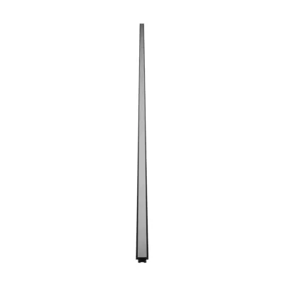 LEDTM® ALP-LINEAR RECESSA 61786-3M Χωνευτό Προφίλ Αλουμινίου με Λευκό Γαλακτερό Πατητό Κάλυμμα για Ταινίες LED IP20 - Μαύρο Ματ - Μ300 x Π3.5 x Υ4cm - Image 6