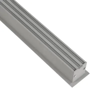 LEDTM® ALP-LINEAR RECESSA 61787-3M Χωνευτό Προφίλ Αλουμινίου με Λευκό Γαλακτερό Πατητό Κάλυμμα για Ταινίες LED IP20 - Γκρι Ανθρακί Ματ - Μ300 x Π3.5 x Υ4cm - Image 5