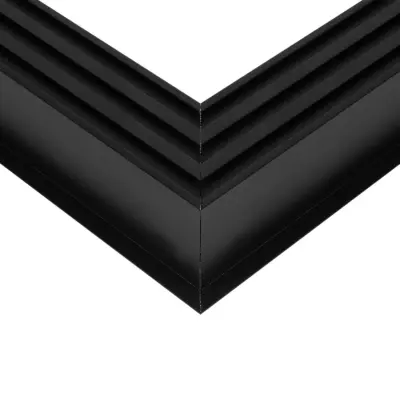 LEDTM® ALP-CORNER-SIDE90 RECESSA 61789 Χωνευτό Προφίλ Αλουμινίου Γωνία με Λευκό Γαλακτερό Πατητό Κάλυμμα για Ταινίες LED IP20 - Μαύρο Ματ - Μ30 x Π3.5 x Υ4cm - Image 6