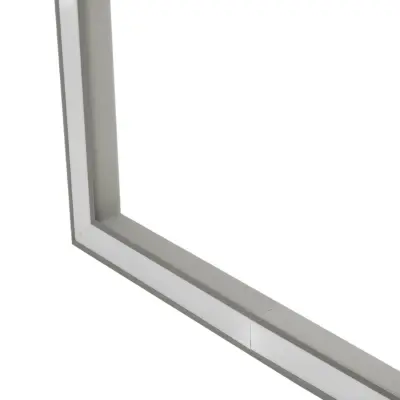 LEDTM® ALP-CORNER-SIDE90 RECESSA 61790 Χωνευτό Προφίλ Αλουμινίου Γωνία με Λευκό Γαλακτερό Πατητό Κάλυμμα για Ταινίες LED IP20 - Γκρι Ανθρακί Ματ - Μ30 x Π3.5 x Υ4cm - Image 5