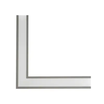 LEDTM® ALP-CORNER-SIDE90 RECESSA 61790 Χωνευτό Προφίλ Αλουμινίου Γωνία με Λευκό Γαλακτερό Πατητό Κάλυμμα για Ταινίες LED IP20 - Γκρι Ανθρακί Ματ - Μ30 x Π3.5 x Υ4cm - Image 8