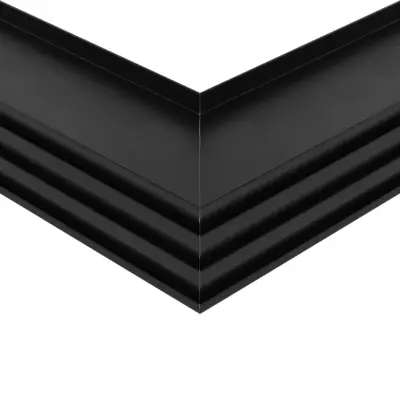 LEDTM® ALP-CORNER-IN90 RECESSA 61792 Χωνευτό Προφίλ Αλουμινίου Γωνία με Λευκό Γαλακτερό Πατητό Κάλυμμα για Ταινίες LED IP20 - Μαύρο Ματ - Μ30 x Π3.5 x Υ4cm - Image 6