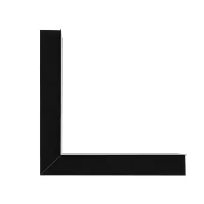 LEDTM® ALP-CORNER-IN90 RECESSA 61792 Χωνευτό Προφίλ Αλουμινίου Γωνία με Λευκό Γαλακτερό Πατητό Κάλυμμα για Ταινίες LED IP20 - Μαύρο Ματ - Μ30 x Π3.5 x Υ4cm - Image 7