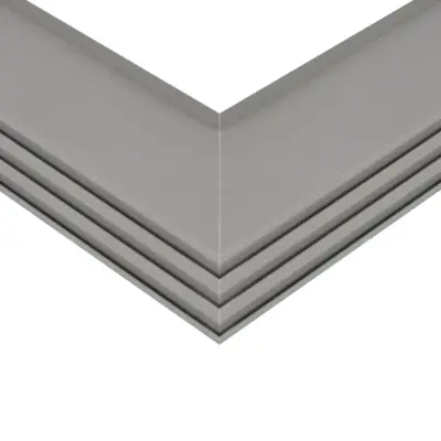 LEDTM® ALP-CORNER-IN90 RECESSA 61793 Χωνευτό Προφίλ Αλουμινίου Γωνία με Λευκό Γαλακτερό Πατητό Κάλυμμα για Ταινίες LED IP20 - Γκρι Ανθρακί Ματ - Μ30 x Π3.5 x Υ4cm - Image 6