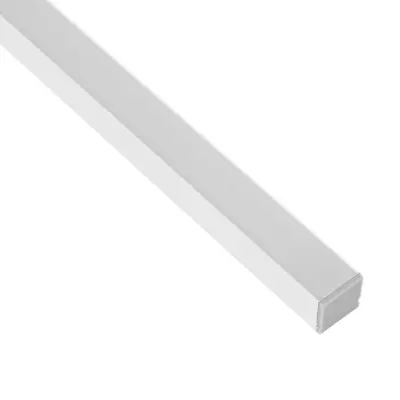 LEDTM® ALP-LINEAR GLOWTRACK 61796-3M Επιφανειακό Προφίλ Αλουμινίου με Λευκό Γαλακτερό Πατητό Κάλυμμα για Ταινίες LED IP20 - Λευκό Ματ - Μ300 x Π2 x Υ2cm - Πακέτο 5 Τεμαχίων - Image 4