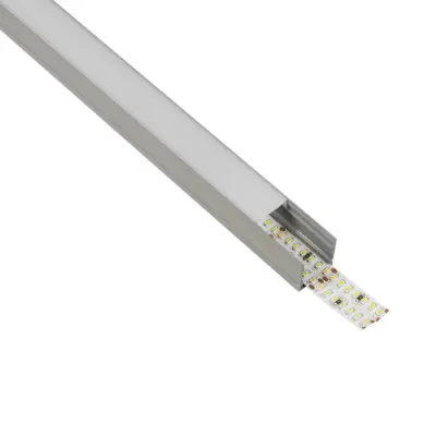 LEDTM® ALP-LINEAR GLOWTRACK 61798-3M Επιφανειακό Προφίλ Αλουμινίου με Λευκό Γαλακτερό Πατητό Κάλυμμα για Ταινίες LED IP20 - Γκρι Ανθρακί Ματ - Μ300 x Π2 x Υ2cm - Πακέτο 5 Τεμαχίων