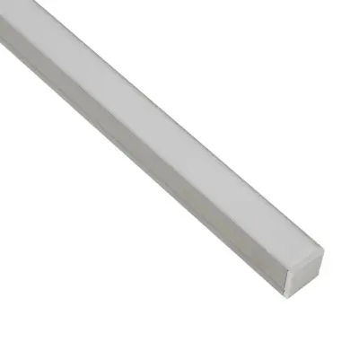 LEDTM® ALP-LINEAR GLOWTRACK 61798-3M Επιφανειακό Προφίλ Αλουμινίου με Λευκό Γαλακτερό Πατητό Κάλυμμα για Ταινίες LED IP20 - Γκρι Ανθρακί Ματ - Μ300 x Π2 x Υ2cm - Πακέτο 5 Τεμαχίων - Image 4