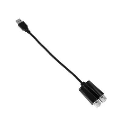 LEDTM® 81845-DUAL Διακοσμητικό Φωτιστικό Ειδικών Φωτορυθμικών Εφέ PARTY Disco LASER DC 5V με Καλώδιο Τροφοδοσίας USB Κόκκινο IP20 Μ3.5 x Π3.5 x Υ21.5cm - Image 3