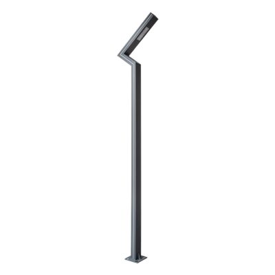 LEDTM® ZAPOPAN 90838 Φωτιστικό Urban Light Πλατείας/Πάρκου LED 30W 4080lm 120° AC 220-240V Αδιάβροχο IP65 IK09 Φυσικό Λευκό 5000K - LUMILEDs SMD Chip & MEANWELL Driver - Γκρι Ανθρακί - Μ75 x Π14 x Υ360cm - 5 Χρόνια Εγγύηση