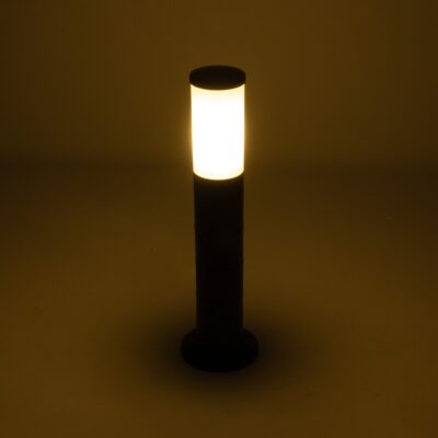 LEDTM® GARDENIO 203-0251 Μοντέρνο Επιδαπέδιο Φωτιστικό Κολωνάκι Κήπου Μονόφωτο 1 x E27 IP44 Μαύρο Πλαστικό - Μ15 x Π15 x Υ56cm - Image 3
