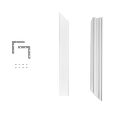 LEDTM® ALP-CORNER-SIDE90 LUMILINE 61766 Επιφανειακό / Κρεμαστό Προφίλ Αλουμινίου Γωνία με Λευκό Γαλακτερό Πατητό Κάλυμμα για Ταινίες LED IP20 - Λευκό Ματ - Μ30 x Π3.5 x Υ7cm - Image 9