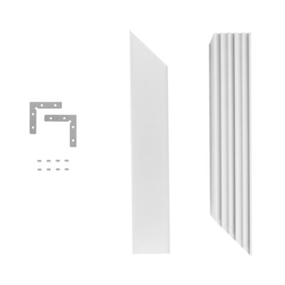 LEDTM® ALP-CORNER-SIDE90 BRIGHTRAIL 61777 Επιφανειακό / Κρεμαστό Προφίλ Αλουμινίου Γωνία με Λευκό Γαλακτερό Πατητό Κάλυμμα για Ταινίες LED IP20 - Λευκό Ματ - Μ30 x Π5 x Υ7.5cm - Image 9