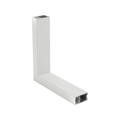 LEDTM® ALP-CORNER-SIDE90 LUMILINE 61766 Επιφανειακό / Κρεμαστό Προφίλ Αλουμινίου Γωνία με Λευκό Γαλακτερό Πατητό Κάλυμμα για Ταινίες LED IP20 - Λευκό Ματ - Μ30 x Π3.5 x Υ7cm
