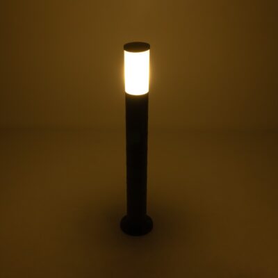 LEDTM® GARDENIO 203-0250 Μοντέρνο Επιδαπέδιο Φωτιστικό Κολωνάκι Κήπου Μονόφωτο 1 x E27 IP44 Μαύρο Πλαστικό - Μ15 x Π15 x Υ84cm - Image 3