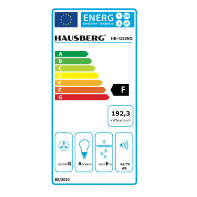 Απορροφητήρας Κουζίνας Ελεύθερος 60cm Hausberg HB-1225NG Μάυρο - Image 4