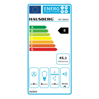 Απορροφητήρας Κουζίνας Συρόμενος 60cm Hausberg HB-1285NG Μαύρο - Image 5