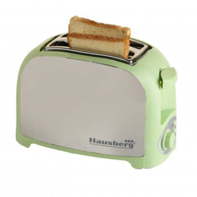 Φρυγανιέρα 2 Θέσεων Hausberg HB-190VR 750W (Πράσινο) - Image 3