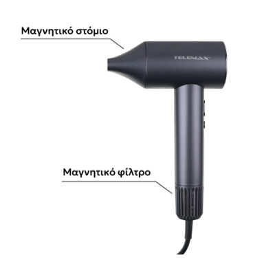 Σεσουάρ Μαλλιών Telemax G2 Special Edition Space Grey - Image 3