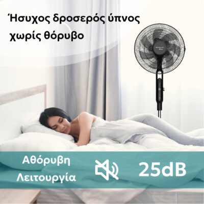 Ανεμιστήρας Επιδαπέδιος DC 40W με τηλεχειριστήριο Telemax WindMax28DC+ (TSFD-A5) - Image 6