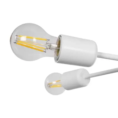 LEDTM® SPIDI 203-0113 Μοντέρνο Φωτιστικό Οροφής Πλέγμα Πολύφωτο 6 x E27 IP20 Λευκό Μέταλλο - Μ61 x Π61 x Υ25cm - Image 7