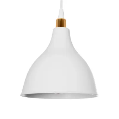 LEDTM® RADE 203-0128 Vintage Κρεμαστό Φωτιστικό Καμπάνα Τρίφωτο 3 x E27 IP20 Λευκό Πλαστικό - Μ40 x Π40 x Υ40cm - Image 8