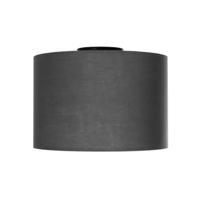 LEDTM® CILIO 203-0153 Μοντέρνο Φωτιστικό Οροφής Καπέλο Μονόφωτο 1 x E27 IP20 Γκρι Ύφασμα - Μ30 x Π30 x Υ22cm - Image 4