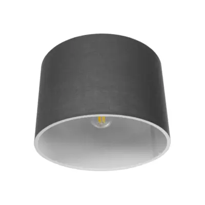 LEDTM® CILIO 203-0153 Μοντέρνο Φωτιστικό Οροφής Καπέλο Μονόφωτο 1 x E27 IP20 Γκρι Ύφασμα - Μ30 x Π30 x Υ22cm - Image 5