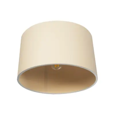 LEDTM® CILIO 203-0154 Μοντέρνο Φωτιστικό Οροφής Καπέλο Μονόφωτο 1 x E27 IP20 Μπεζ Ύφασμα - Μ38 x Π38 x Υ23cm - Image 5