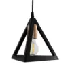 LEDTM® TRIANGLE 203-0162 Μοντέρνο Κρεμαστό Φωτιστικό Οροφής με Ντουί 3 x E27 AC 220-240V IP20 - Μάυρο & Χάλκινο - Μ67 x Π67 x Υ50cm - Image 8