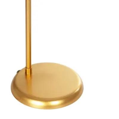 LEDTM® GLOBUS 203-0182 Μοντέρνο Επιτραπέζιο Φωτιστικό Πορτατίφ Μονόφωτο 1 x E27 IP20 Χρυσο Μέταλλο με Λευκό Γυαλί - Μ21 x Π16.5 x Υ45cm - Image 8