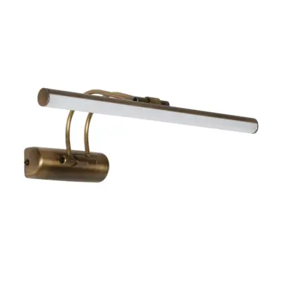 LEDTM® REFINE 203-0186 Φωτιστικό Τοίχου - Απλίκα LED 7W 640lm 120° AC 220-240V IP44 Θερμό Λευκό Μπρονζέ - Μ35 x Π25 x Υ9cm - 2 Xρόνια Εγγύηση