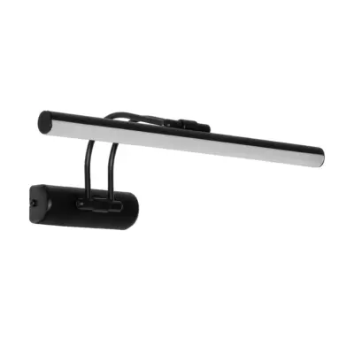 LEDTM® REFINE 203-0188 Φωτιστικό Τοίχου - Απλίκα LED 7W 640lm 120° AC 220-240V IP44 Θερμό Λευκό Μαύρο - Μ35 x Π25 x Υ9cm - 2 Xρόνια Εγγύηση
