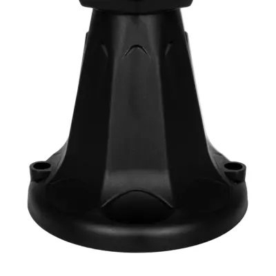 LEDTM® VITRO 203-0190 Vintage Επιδαπέδιο Φωτιστικό Φαναράκι Μονόφωτο 1 x E27 IP44 Μαύρο & Διάφανο Πλαστικό - Μ17 x Π17 x Υ40cm - Image 8