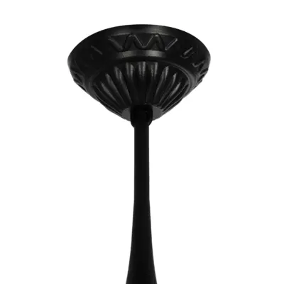 LEDTM® ZARDIN 203-0204 Vintage Κρεμαστό Φωτιστικό Φαναράκι Μονόφωτο 1 x E27 IP44 Μαύρο Πλαστικό - Μ17 x Π17 x Υ22cm - Image 6