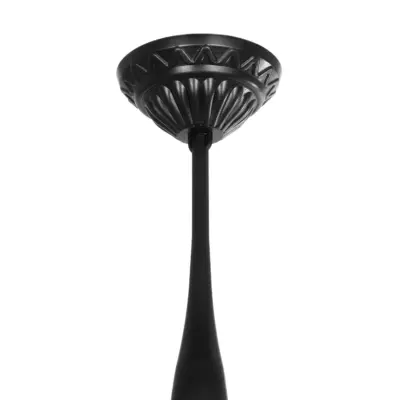 LEDTM® SOLME 203-0209 Vintage Κρεμαστό Φωτιστικό Φαναράκι Μονόφωτο 1 x E27 IP44 Μαύρο Πλαστικό - Μ15 x Π15 x Υ27cm - Image 7