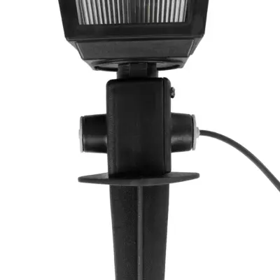 LEDTM® SOLME 203-0213 Vintage Καρφωτό Φωτιστικό Φαναράκι Μονόφωτο 1 x E27 IP44 Μαύρο & Διάφανο Πλαστικό - Μ22 x Π22 x Υ35cm - Image 7