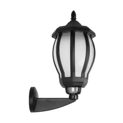 LEDTM® VERDI 203-0229 Vintage Επιτοίχιο Φωτιστικό Φαναράκι Μονόφωτο 1 x E27 IP44 Μαύρο Πλαστικό - Μ23 x Π17 x Υ40cm - Image 5