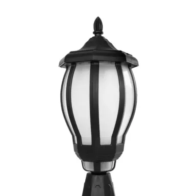 LEDTM® VERDI 203-0231 Vintage Επιδαπέδιο Φωτιστικό Φαναράκι Μονόφωτο 1 x E27 IP44 Μαύρο & Διάφανο Πλαστικό - Μ17 x Π17 x Υ47cm - Image 6