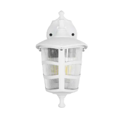 LEDTM® ZARDIN 203-0239 Vintage Επιτοίχιο Φωτιστικό Φαναράκι Μονόφωτο 1 x E27 IP44 Λευκό Πλαστικό - Μ17 x Π21 x Υ30cm - Image 4