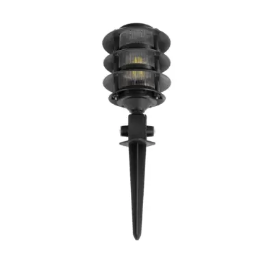 LEDTM® LANTERNA 203-0242 Μοντέρνο Καρφωτό Φωτιστικό Φαναράκι Μονόφωτο 1 x E27 IP44 Μαύρο & Διάφανο Πλαστικό - Μ16 x Π16 x Υ50cm - Image 5