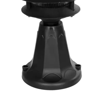LEDTM® LANTERNA 203-0243 Μοντέρνο Επιδαπέδιο Φωτιστικό Φαναράκι Μονόφωτο 1 x E27 IP44 Μαύρο & Διάφανο Πλαστικό - Μ16 x Π16 x Υ35cm - Image 7