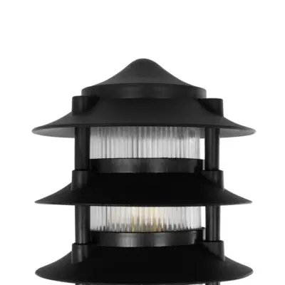 LEDTM® LANTERNA 203-0244 Μοντέρνο Επιτοίχιο Φωτιστικό Φαναράκι Μονόφωτο 1 x E27 IP44 Μαύρο Πλαστικό - Μ24 x Π16 x Υ27.5cm - Image 7