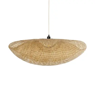 LEDTM® MEXICO 00721 Boho Κρεμαστό Φωτιστικό Οροφής με Ντουί 1 x E27 AC 220-240V IP20 - Μπεζ - Μ100 x Π80 x Υ35cm - Image 8