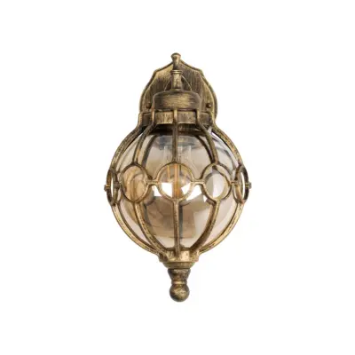 LEDTM® ETOILE 01227 Vintage Επιτοίχιο Φωτιστικό Απλίκα Μονόφωτο 1 x E27 IP20 Μπρούτζινο Μέταλλο με Μελί Γυαλί - Μ19 x Π21 x Υ34cm - Image 5