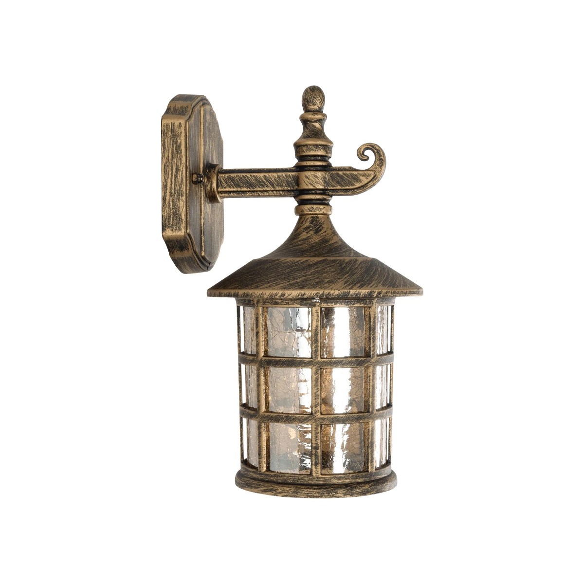 LEDTM® PHAROS 01228 Vintage Φωτιστικό Τοίχου - Απλίκα με Ντουί 1 x E27 AC 220-240V IP20 - Μπρούτζινο Εφέ Σκουριάς - Μ17 x Π19 x Υ29cm - Image 4