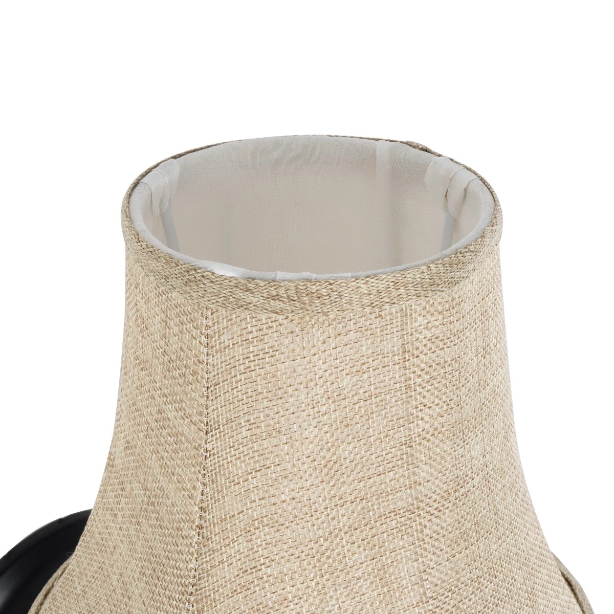 LEDTM® SHELLY 01299 Vintage Φωτιστικό Τοίχου - Απλίκα με Ντουί 1 x E27 AC 220-240V IP20 - Μαύρο & Μπεζ - Μ13 x Π18 x Υ34cm - Image 6