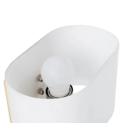 LEDTM® ELEGANT 01316 Μοντέρνο Φωτιστικό Τοίχου - Απλίκα Ξενοδοχείου Reading Light με Ντουί 1 x E27 LED 3W 360lm 36° AC 220-240V IP20 Θερμό Λευκό 2700K - Bridgelux COB Chip - Λευκό & Μπεζ - Μ15 x Π20 x Υ22.5cm - 2 Χρόνια Εγγύηση - Image 6